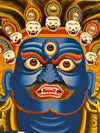 Mahakala Face Thangka