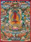 Pure Land Amitabha Buddha Masterpiece Thangka