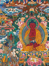 Pure Land Amitabha Buddha Masterpiece Thangka