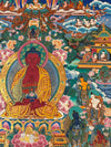 Pure Land Amitabha Buddha Masterpiece Thangka