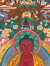 Pure Land Amitabha Buddha Masterpiece Thangka