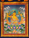 Manjushri Thangka - Silk Framed