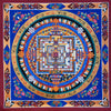 Kalachakra Mandala Large Tibetan Thangka Painting