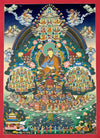 Guru Padmasambhava Lineage Tree LargeThangka