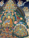 Guru Padmasambhava Lineage Tree LargeThangka