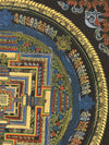 Kalachakra Mandala Tibetan Thangka Painting