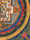 Kalachakra Mandala Tibetan Thangka Painting