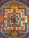 Kalachakra Mandala Tibetan Thangka Painting