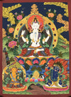 Chenrezig Thangka Painting