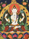 Chenrezig Thangka Painting