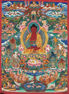 Pure Land Amitabha Buddha Masterpiece Thangka