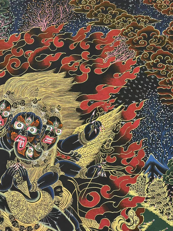 Vajrakilaya Masterpiece Thangka