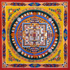 Kalachakra Mandala Large Tibetan Thangka Painting