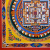 Kalachakra Mandala Large Tibetan Thangka Painting