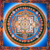 Kalachakra Mandala Large Tibetan Thangka Painting