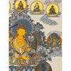 Manjushri & Jambhala Tibetan Thangka