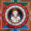 White Tara Mandala Thangka