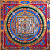 Kalachakra Mandala Large Tibetan Thangka Painting