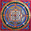 Kalachakra Mandala Large Tibetan Thangka Painting