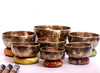 7 Chakra Super Flower Blood Moon Tibetan Singing Bowl Set