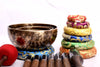 7 Chakra Super Flower Blood Moon Tibetan Singing Bowl Set