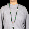 Ruby Zoisite with Howlite Mala