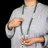 Ruby Zoisite with Howlite Mala