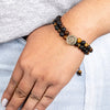 Tiger Eye Lava Stone Double Layer Bracelet