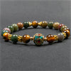 Moss Agate Wealth Bracelet