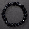 Black Onyx Diamond Cut Bracelet