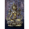 Green Tara Pure Bronze Statue