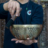 Spiritual Carved Healing Singing Bowl