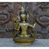 Manjushri Pure Bronze Statue with Antique Finishing