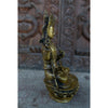 Manjushri Pure Bronze Statue with Antique Finishing