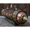 Copper Astamangal Potala Metal Incense Burner Box