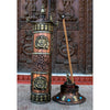 Fine Carving Vertical Buddha Copper Incense Holder