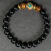 Onyx with Tiger Eye Divider Bracelet