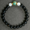 Onyx with Moonstone Divider Bracelet