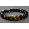 Onyx with Tiger Eye Divider Bracelet