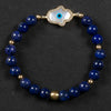 Lapis Hamsa Hand Charm Bracelet