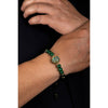 Aventurine and Matt Onyx Prosperity and Protection Bracelet