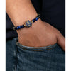 Blue Tiger Eye with Dragon Vein Stone Divider Radiance Bracelet