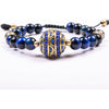 Blue Tiger Eye with Dragon Vein Stone Divider Radiance Bracelet