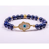 Lapis Hamsa Hand Charm Bracelet