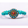 Tibetan Turquoise Bloom Bracelet