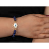 Lapis Hamsa Hand Charm Bracelet