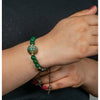 Aventurine and Matt Onyx Prosperity and Protection Bracelet