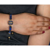 Blue Tiger Eye with Dragon Vein Stone Divider Radiance Bracelet