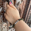 Onyx with Om Mantra Carving Bracelet