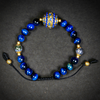 Blue Tiger Eye with Dragon Vein Stone Divider Radiance Bracelet